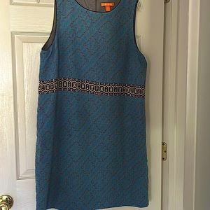 joe fresh silky sheath dress S12. Back zip